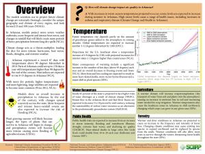Climate Change in Arkansas