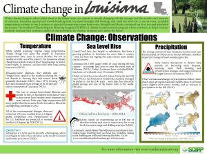 Climate Change in Louisiana